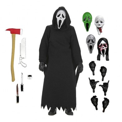 Ghost Face 7''Scale Action Figure Ultimate Ghost
